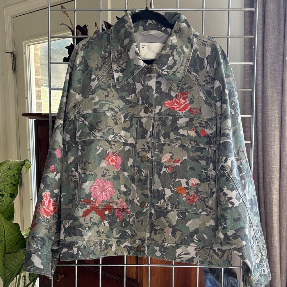 Pilcro Embroidered Utility Jacket Anthropologie - Picture 4 of 15
